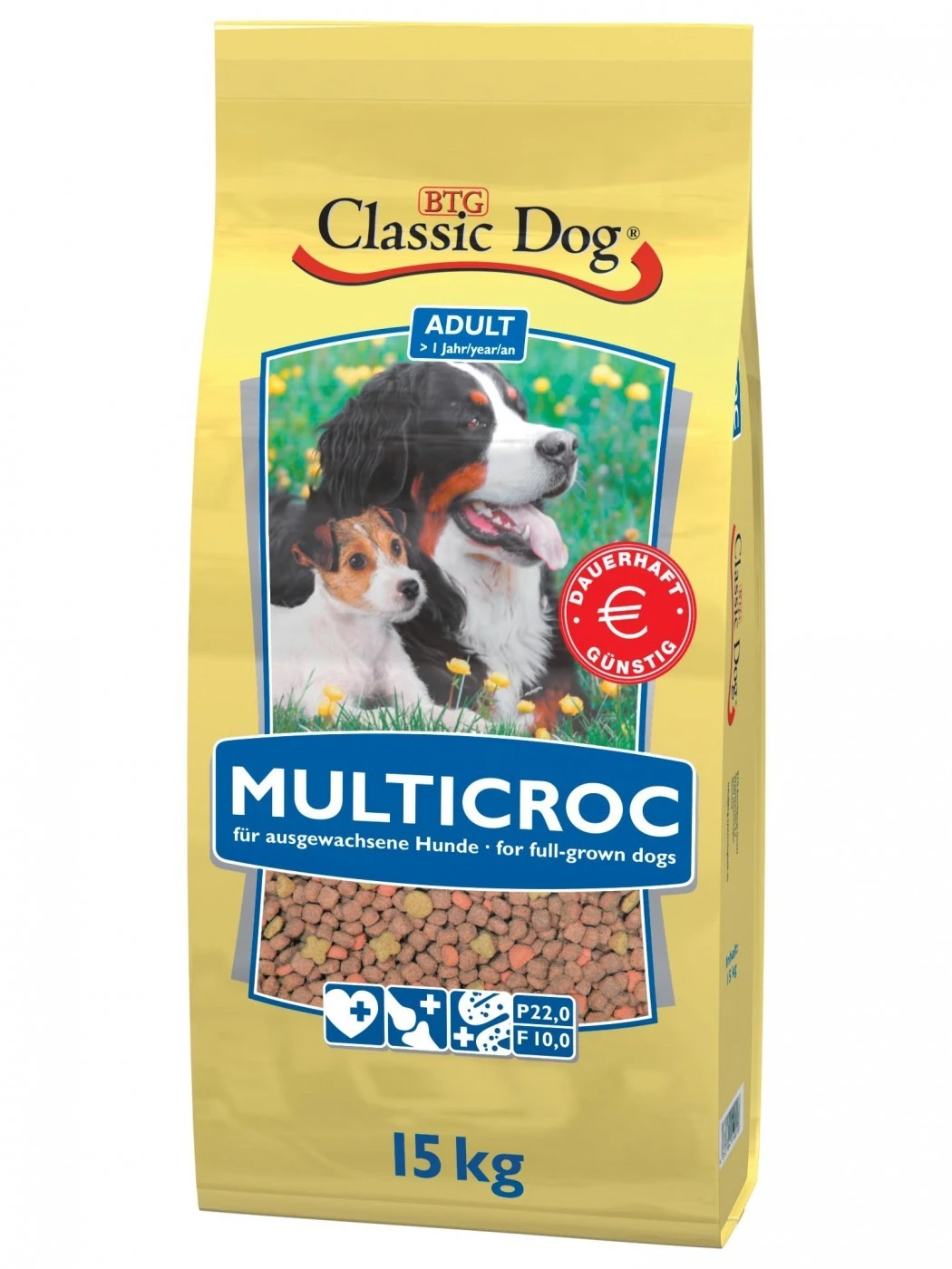 Classic Dog Multicroc | 15kg Hundefutter Kroketten 1 Classic Dog Multicroc | 15kg Hundefutter Kroketten