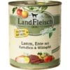 Landfleisch Dog Pur Lamm & Ente & Kartoffeln | 12 X 400g Hundefutter