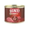 Rinti Singlefleisch Exclusive Ziege Pur | 12x 185g Hundefutter Nass