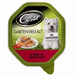 Cesar Gartenvielfalt Mit Rind&Gemüseauswahl | 14x 150g Hundefutter