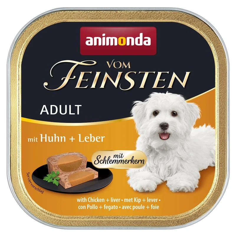 Animonda Vom Feinsten Schlemmerkern Mit Huhn & Leber | 22x 150g 1 Animonda Vom Feinsten Schlemmerkern Mit Huhn & Leber | 22x 150g