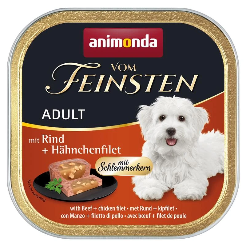 Animonda Schlemmerkern Mit Rind & Hähnchenfilet | 22x 150g 1 Animonda Schlemmerkern Mit Rind & Hähnchenfilet | 22x 150g