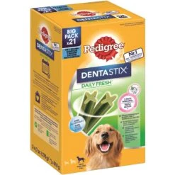 Pedigree Denta Stix Daily Fresh Große Hunde | 4x 21 St.