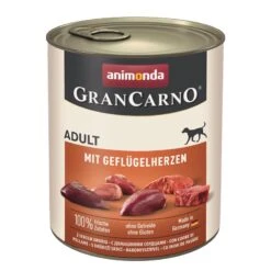 Animonda GranCarno Adult Geflügelherzen | 6x 800g