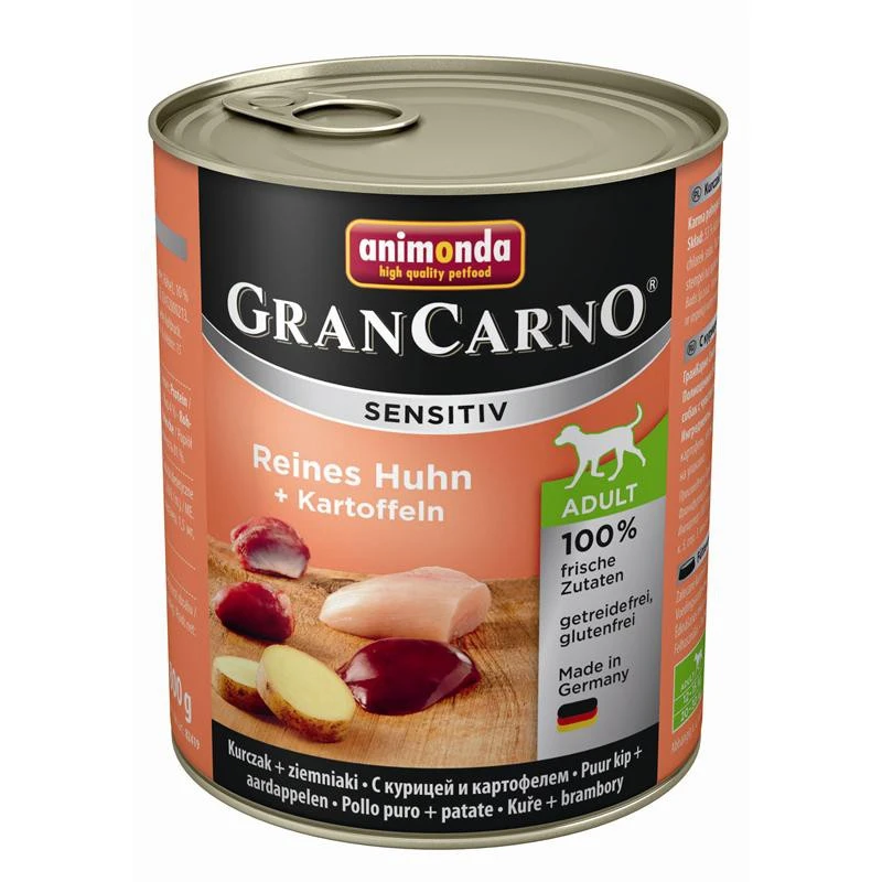 Animonda GranCarno Adult Sensitive Huhn + Kartoffeln | 6x 800g 1 Animonda GranCarno Adult Sensitive Huhn + Kartoffeln | 6x 800g