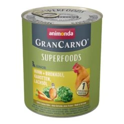 Animonda GranCarno Superfoods Junior Huhn & Brokkoli | 6x 800 G