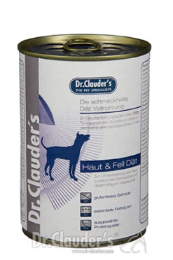 Dr. Clauders Diät FSD Haut & Felldiät | 6x 400g Hundefutter Nass