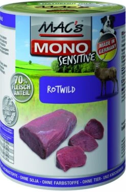 MACs Dog Mono Sensitive Rotwild | 6x 400g Hundefutter