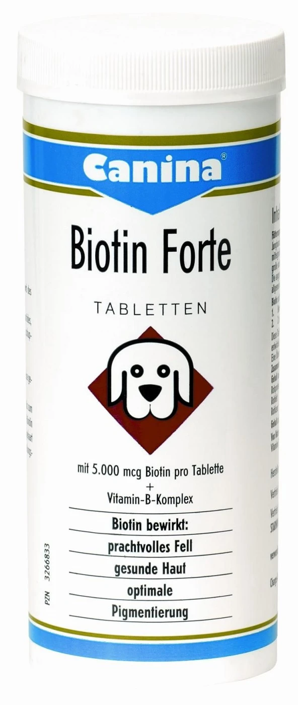 Canina Pharma Biotin Forte Tabletten 200g Ergänzungsfuttermittel Für Hunde 1 Canina Pharma Biotin Forte Tabletten 200g Ergänzungsfuttermittel Für Hunde