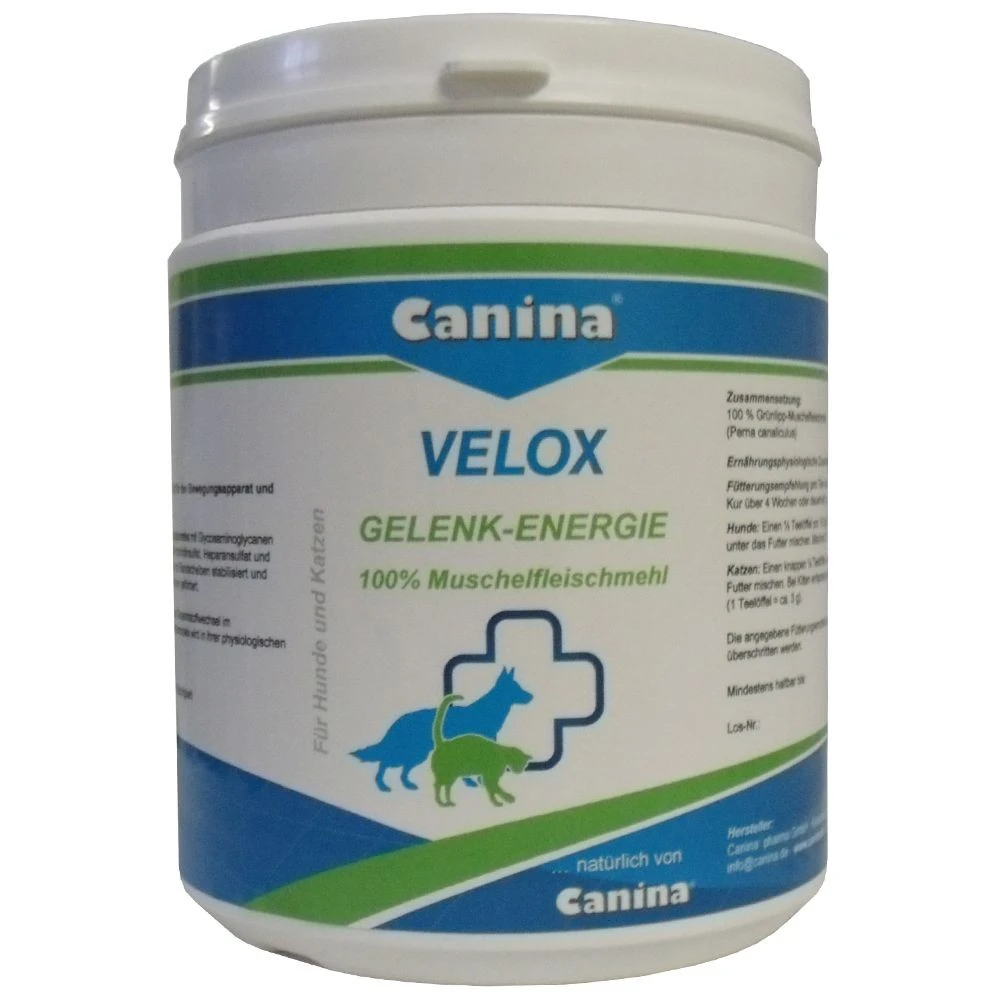 Canina Pharma Velox Gelenkenergie | 400g Grünlipp Muschelfleischmehl 1 Canina Pharma Velox Gelenkenergie | 400g Grünlipp Muschelfleischmehl