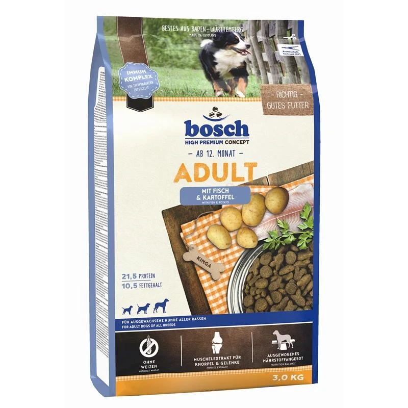Bosch Adult Fisch & Kartoffel | 3kg Hundefutter Trocken 1 Bosch Adult Fisch & Kartoffel | 3kg Hundefutter Trocken