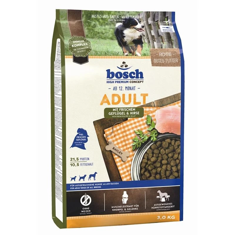 Bosch Adult Geflügel & Hirse | 3 Kg Hundefutter 1 Bosch Adult Geflügel & Hirse | 3 Kg Hundefutter