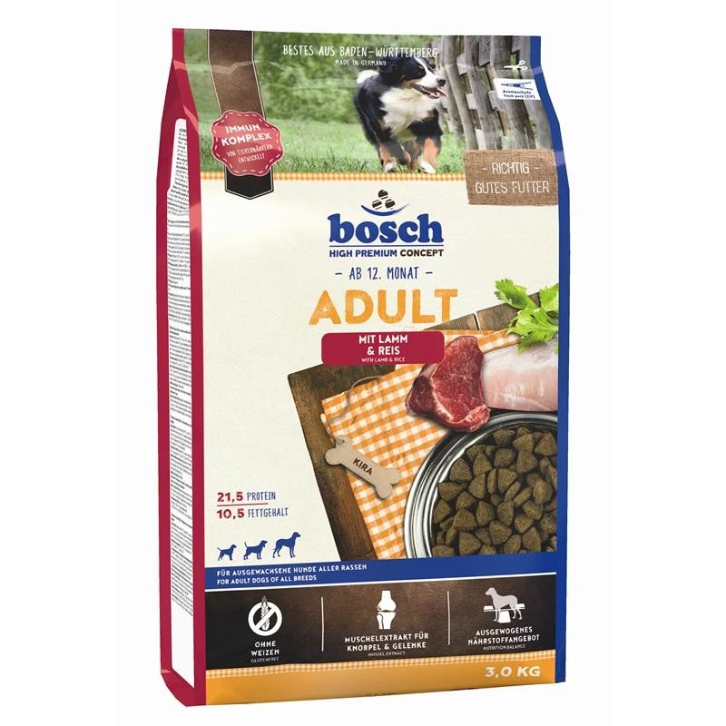 Bosch Adult Lamm & Reis | 3kg Hundefutter 1 Bosch Adult Lamm & Reis | 3kg Hundefutter