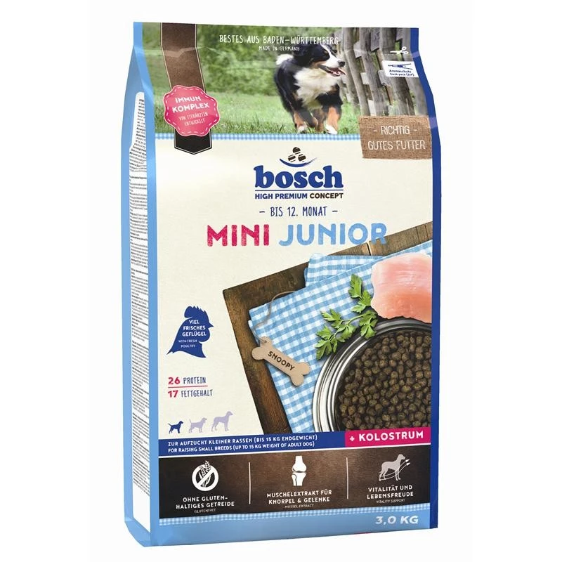 Bosch Mini Junior | 3 Kg Hundetrockenfutter 1 Bosch Mini Junior | 3 Kg Hundetrockenfutter