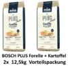[Paket] Bosch PLUS Forelle & Kartoffel | 2x 12,5 Kg Vorteilspackung