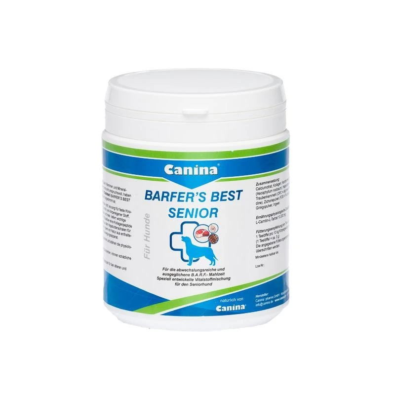 Canina Pharma Barfers Best Senior | 500 G Vitalstoff 1 Canina Pharma Barfers Best Senior | 500 G Vitalstoff
