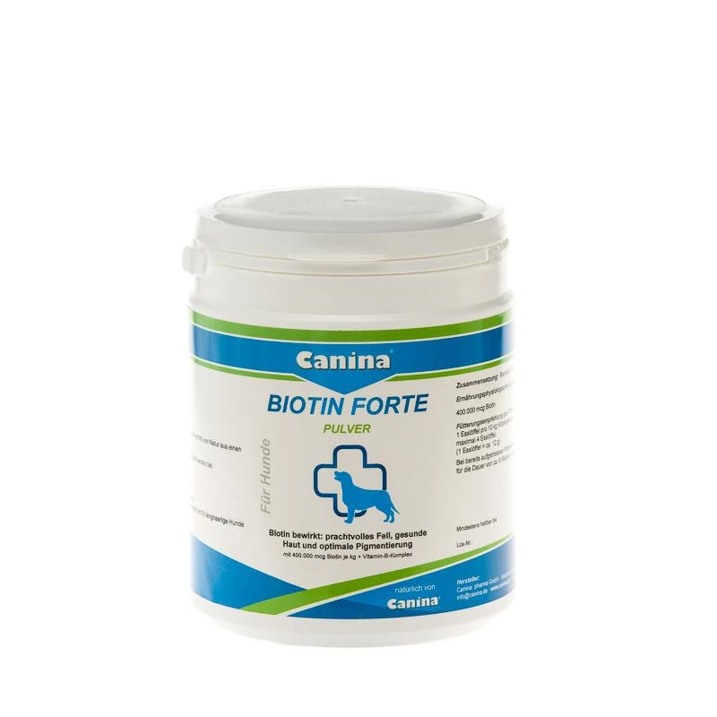 Canina Pharma Biotin Forte Pulver | 500g Ergänzungsfutter Hund 1 Canina Pharma Biotin Forte Pulver | 500g Ergänzungsfutter Hund