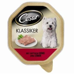 Cesar Rind-Stueckchen Und Leber | 14x 150g Hundefutter