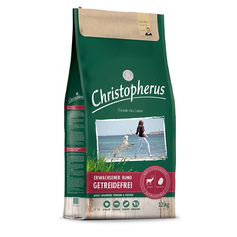 Christopherus Hirsch & Kartoffeln | 12kg Hundefutter 1 Christopherus Hirsch & Kartoffeln | 12kg Hundefutter