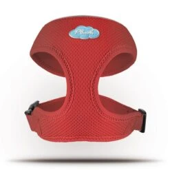 Curli Basic Geschirr Air-Mesh | Rot M Brustumfang 41-46cm
