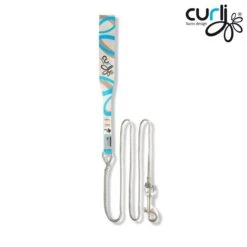 Curli Ultra Strong Pocket Weiß-blau | 110cm Hundeleine