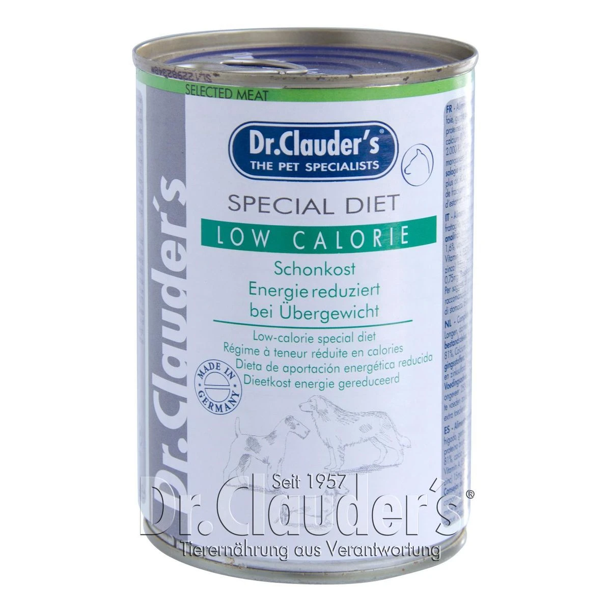 Dr.Clauders Best Choice Low Calorie | 6x 400g Hundefutter Nass 1 Dr.Clauders Best Choice Low Calorie | 6x 400g Hundefutter Nass