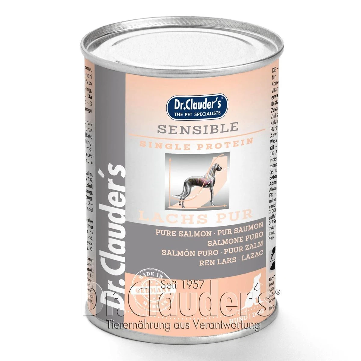 Dr. Clauders Selected Meat Sensible Lachs | 6x 375g 1 Dr. Clauders Selected Meat Sensible Lachs | 6x 375g