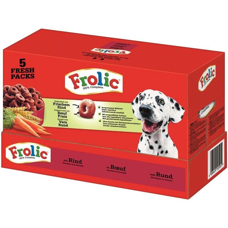 Frolic Rind, Karotten & Getreide | 7,5kg Trockenfutter 1 Frolic Rind, Karotten & Getreide | 7,5kg Trockenfutter