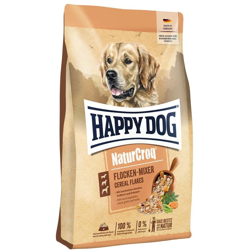 Happy Dog NaturCroq Hundetrockenfutter Flocken Mixer | 10 Kg 1 Happy Dog NaturCroq Hundetrockenfutter Flocken Mixer | 10 Kg