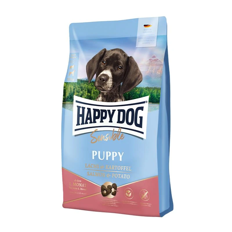 Happy Dog Sensible Puppy Lachs & Kartoffel | 10 Kg Trockenfutter 1 Happy Dog Sensible Puppy Lachs & Kartoffel | 10 Kg Trockenfutter