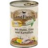 Landfleisch Junior Huhn Und Ente | 12x400g Hundefutter