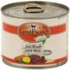 Landfleisch Pur Rind & Reis | 12x 195g Hundefutter
