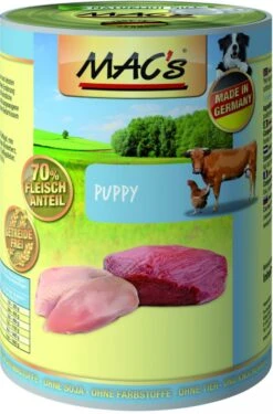 MACs Dog Puppy | 6x 400g Welpenfutter Nass Getreidefrei