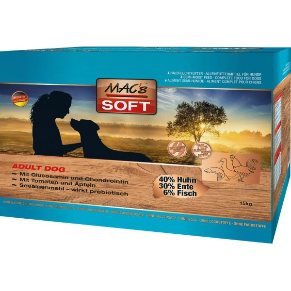 MACs Soft Grain Free | 15kg Hundetrockenfutter Getreidefrei 1 MACs Soft Grain Free | 15kg Hundetrockenfutter Getreidefrei