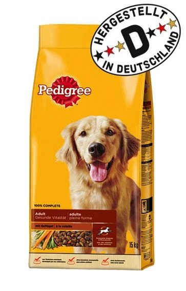 Pedigree Complete Adult 5 Sorten Fleisch & Gemüse | 3kg 1 Pedigree Complete Adult 5 Sorten Fleisch & Gemüse | 3kg