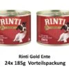 [Paket] Rinti Gold Entenherzen | 24 X185g Hundenassfutter Vorteilspackung