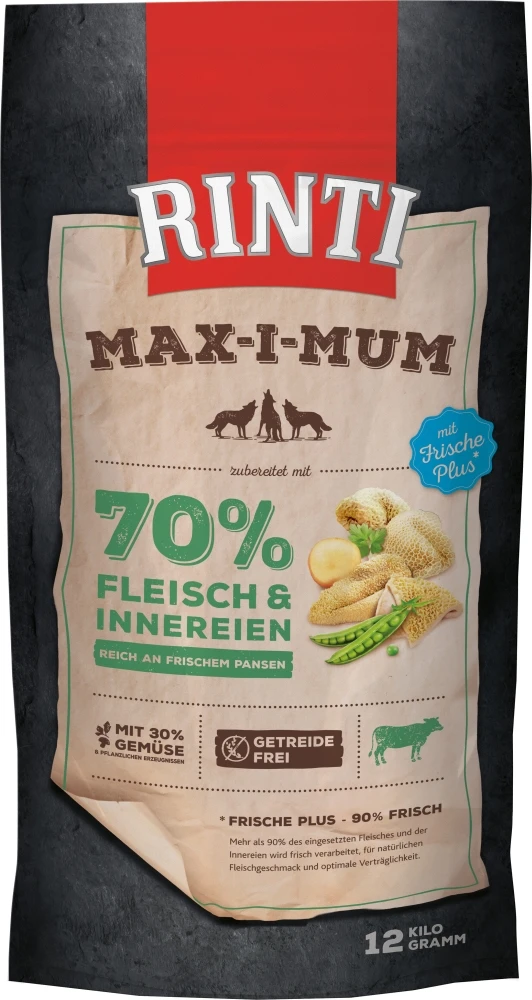 Rinti Max-i-mum Pansen | 12kg Hundetrockenfutter 1 Rinti Max-i-mum Pansen | 12kg Hundetrockenfutter