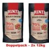 [Paket] Rinti Max-i-mum Rind | 2x 12kg Hundefutter Sparpackung