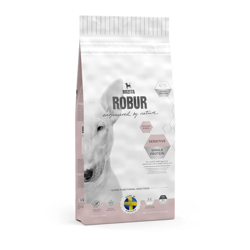 Robur Sensitive Single Protein Salmon | 12,5kg Hundefutter Tr. 1 Robur Sensitive Single Protein Salmon | 12,5kg Hundefutter Tr.