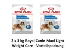 [Paket] Royal Canin Maxi Light Weight Care | 2 X 3kg Hundefutter Vorteilspack