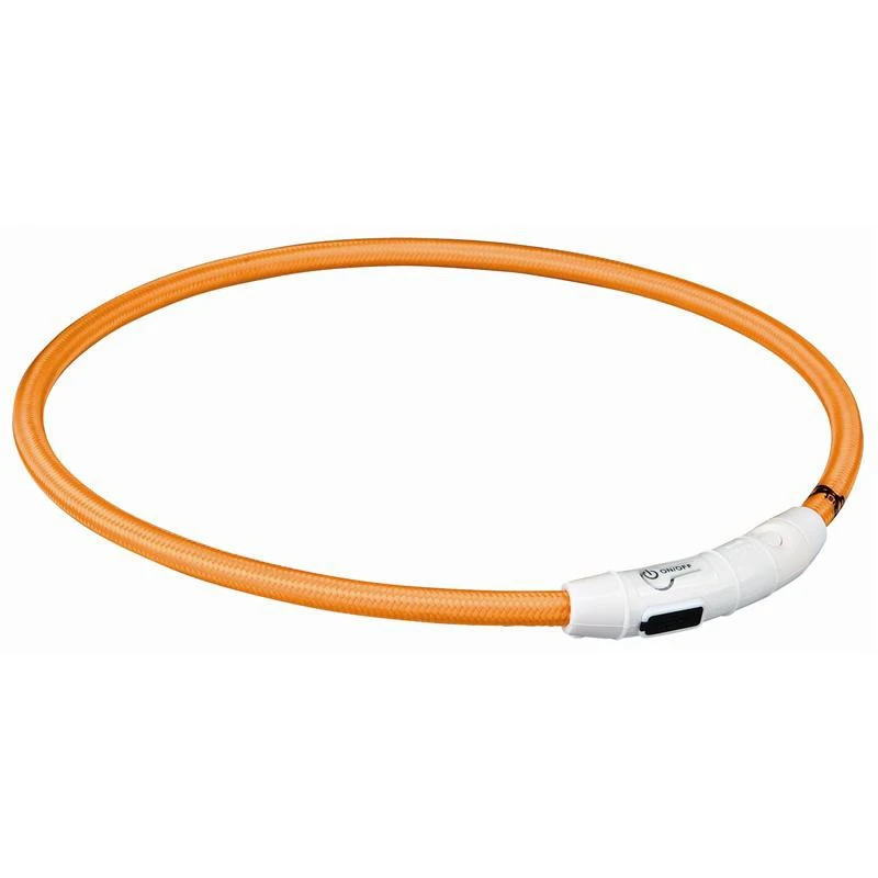 Trixie Flash Leuchtring USB Pink | L-XL 65 Cm/7 Mm 1 Trixie Flash Leuchtring USB Pink | L-XL 65 Cm/7 Mm