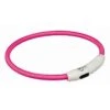 Trixie Flash Leuchtring USB Pink | M-L 45 Cm/7 Mm