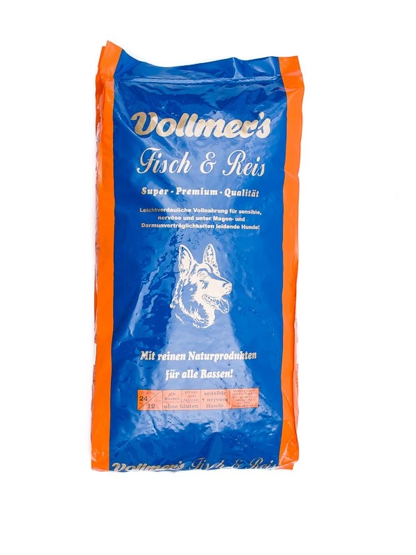 Vollmers Fisch & Reis | 15kg Hundefutter Trocken 1 Vollmers Fisch & Reis | 15kg Hundefutter Trocken